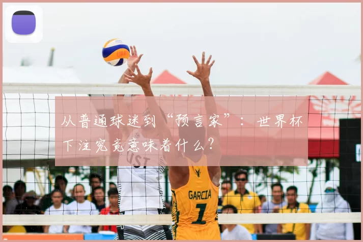 从普通球迷到“预言家”:世界杯下注究竟意味着什么?