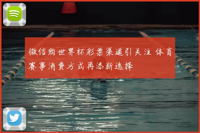 微信购世界杯彩票渠道引关注 体育赛事消费方式再添新选择