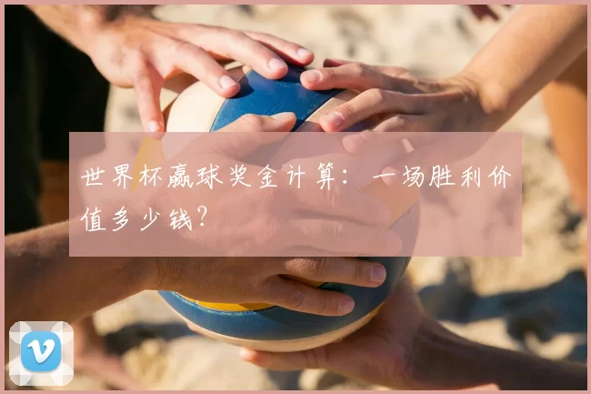 世界杯赢球奖金计算:一场胜利价值多少钱?