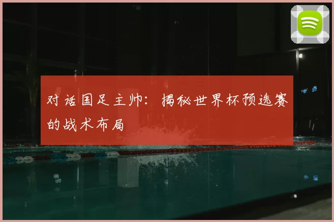 对话国足主帅:揭秘世界杯预选赛的战术布局
